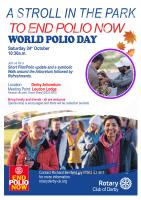 World Polio Day - A Stroll In The Park